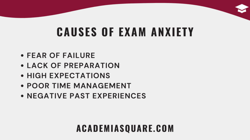 Causes of Exam Anxiety