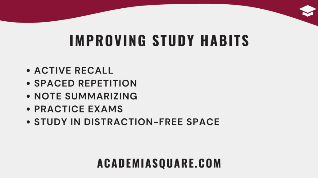 Improving Study Habits