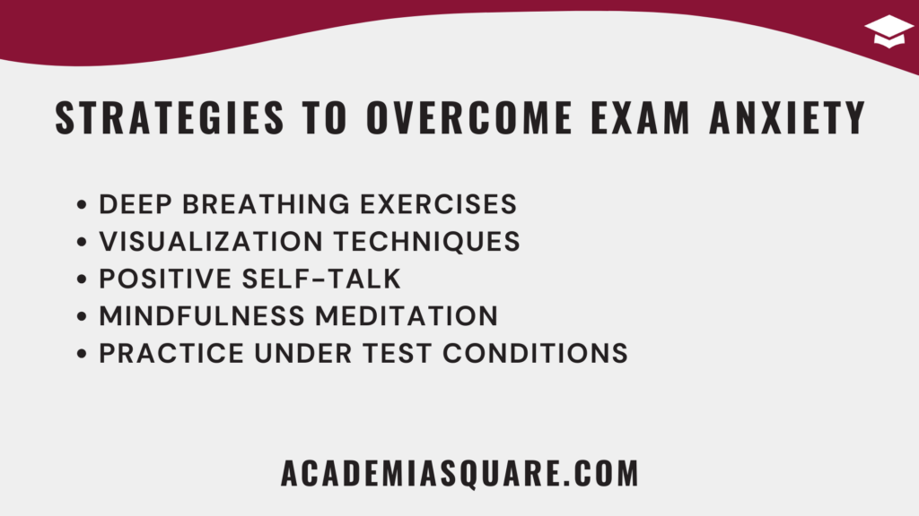 Strategies to Overcome Exam Anxiety