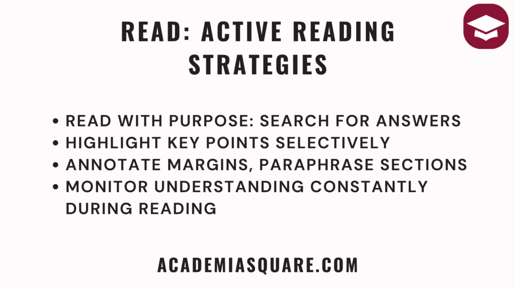SQ3R Method: How to Master Active Reading and Boost Your Study Skills 29 SQ3R - Read: Active Reading Strategies
