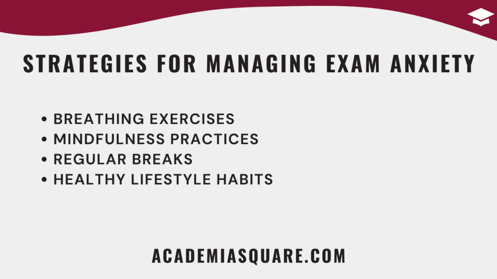 Strategies for Managing Exam Anxiety