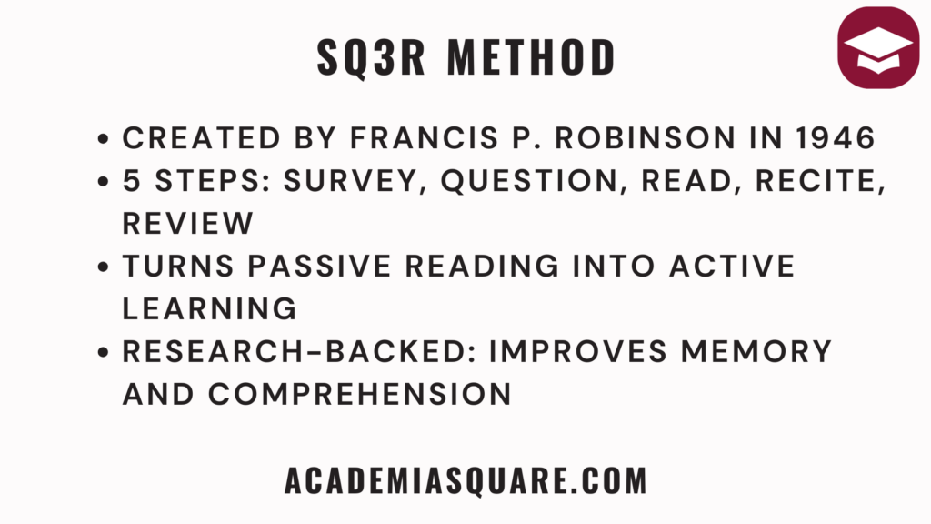 SQ3R Method: What It Is and Why It Matters