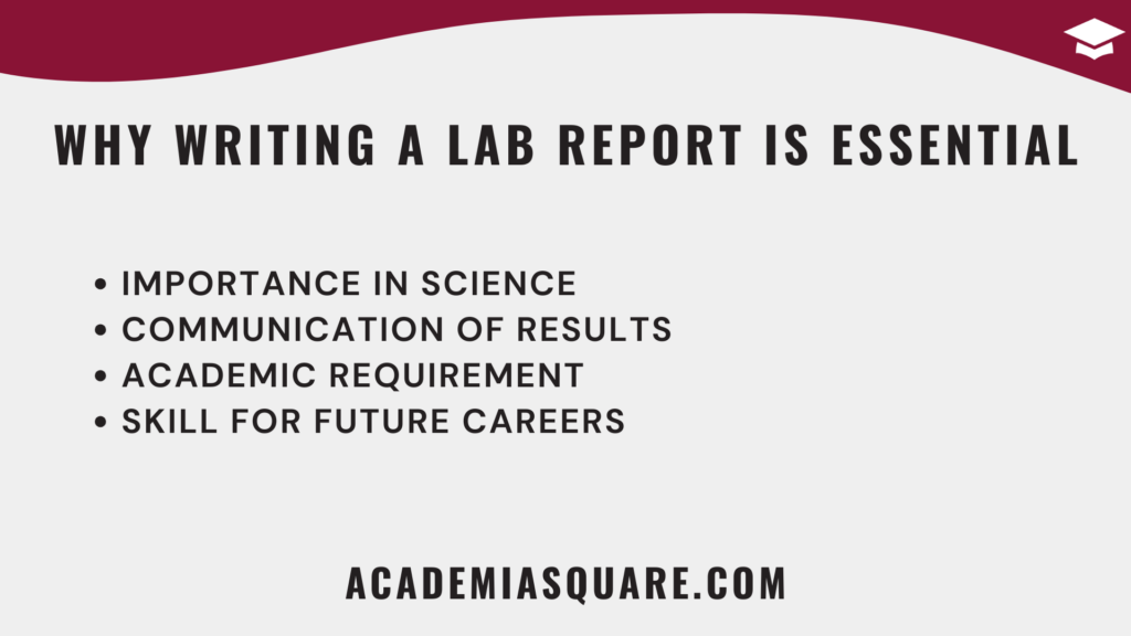 Why Writing a Lab Report is Essential
