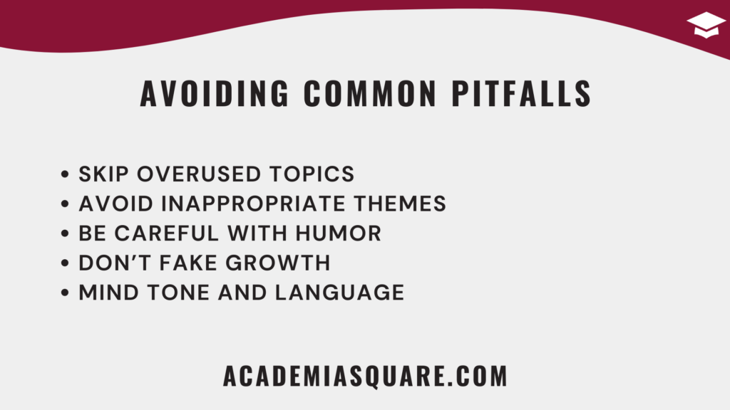Avoiding Common Pitfalls What Not to Include