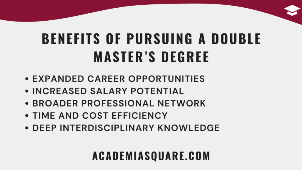 Benefits of Pursuing a Double Master’s Degree