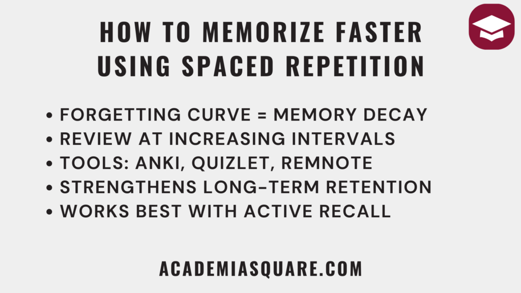 How to Memorize Faster Using the Science of Spaced Repetition