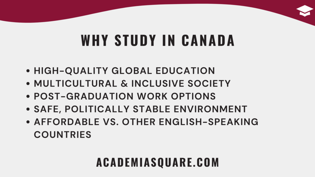Introduction Why Study in Canada