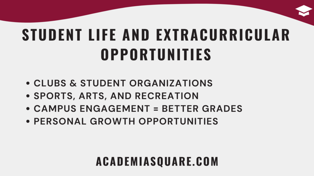 Student Life and Extracurricular Opportunities