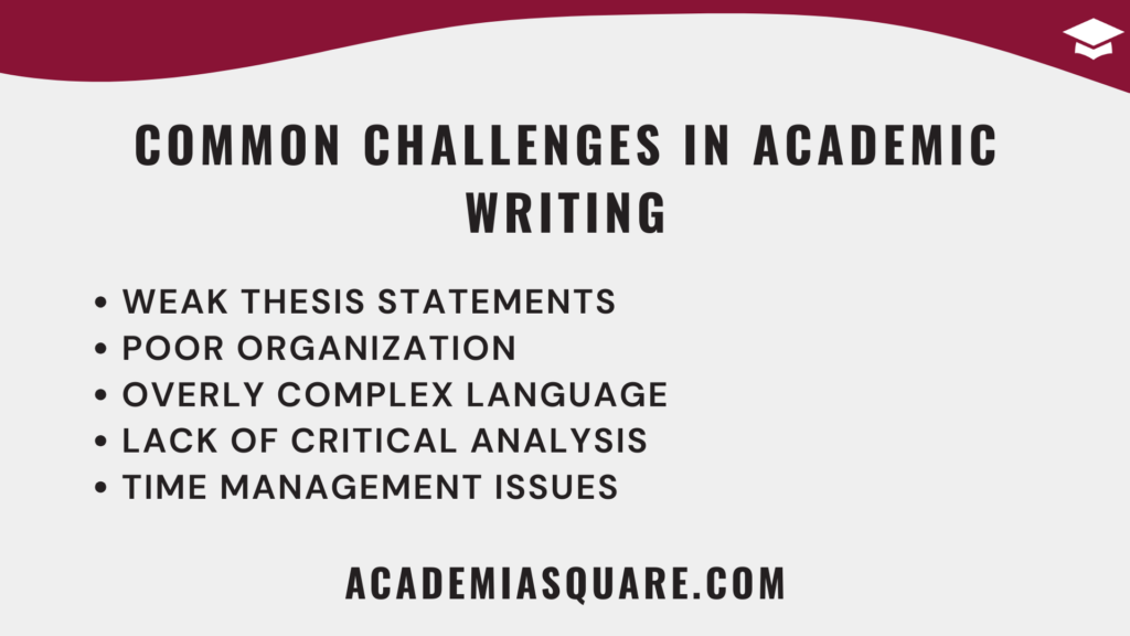 Common Challenges in Academic Writing