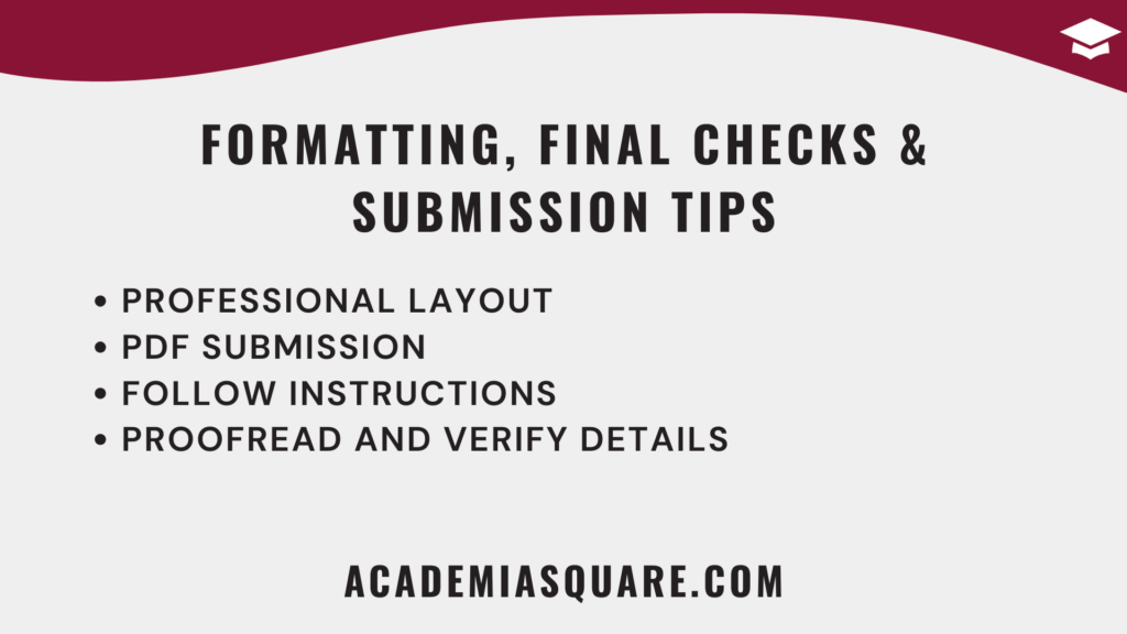 How to Write a Motivation Letter: Formatting, Final Checks and Submission Tips