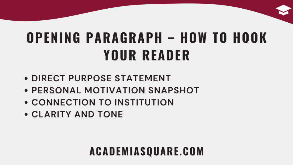 Opening Paragraph of a Motivation Letter - How to Hook Your Reader