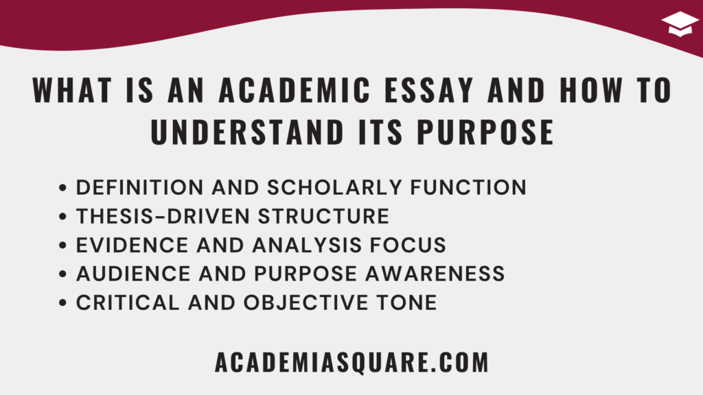 What Is an Academic Essay and How to Understand Its Purpose