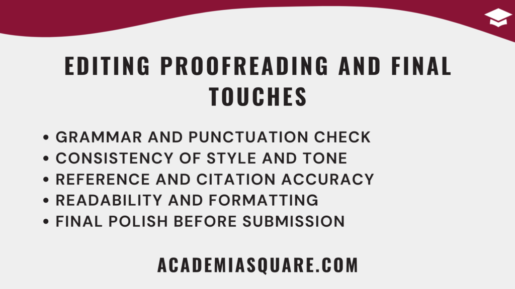 Writing Process Step 5 - Editing Proofreading and Final Touches