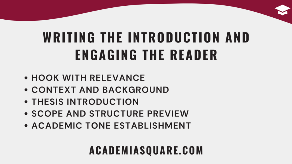 Writing the Introduction and Engaging the Reader
